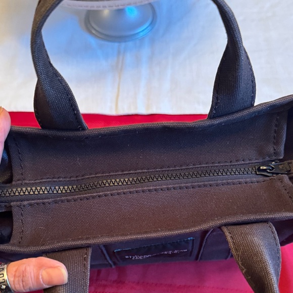 Marc Jacobs Black Tote Bag with White Lettering - Picture 6 of 7